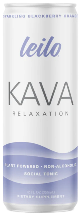 Relaxation drink powered by Kava | 12 fl oz. can Blackberry Orange